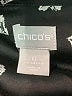 Chico's 100% Polyester Hearts Black Long Sleeve Blouse Size Sm (0) - photo 7