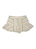 Charles Henry 100% Polyester Stripes Ivory Shorts Size 4 - photo 2
