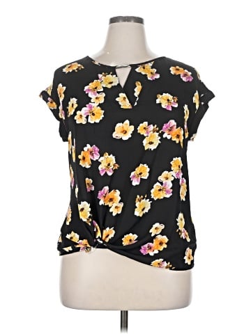 AB Studio Short Sleeve Blouse (view 1)