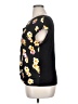 AB Studio Black Short Sleeve Blouse Size XL - photo 5