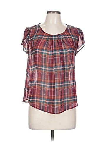 E&M Collection Short Sleeve Blouse (view 1)
