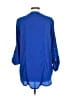 Unbranded Blue 3/4 Sleeve Blouse Size L - photo 2