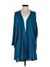 Lularoe 100% Polyester Teal Blue Cardigan Size L - photo 1