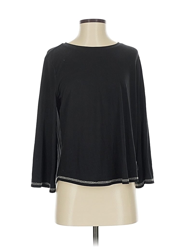 Pre-owned Any Body 3/4 Sleeve T-shirt In Black