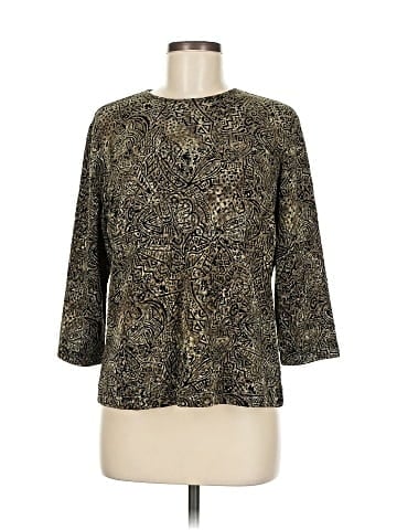 Laura Ashley 3/4 Sleeve Top (view 1)