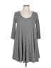 Rolla Coster Solid Gray Casual Dress Size L - photo 1
