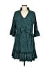 Unbranded 100% Polyester Teal Casual Dress Size M - photo 1