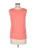 AVA 100% Polyester Orange Sleeveless Top Size M - photo 2