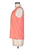 AVA 100% Polyester Orange Sleeveless Top Size M - photo 5