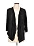 August Silk Black Cardigan Size L - photo 1