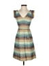 Tabitha Print Teal Casual Dress Size 0 - photo 1