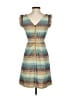 Tabitha Print Teal Casual Dress Size 0 - photo 2