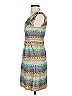 Tabitha Print Teal Casual Dress Size 0 - photo 5