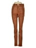 FRAME 100% Leather Brown Casual Pants Size 26 waist - photo 1