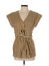 Maya Tan Gold Casual Dress Size S - photo 1
