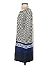 Zara Basic 100% Polyester Stripes Blue Casual Dress Size S - photo 5