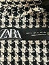 Zara Houndstooth Gray Black Coat Size S - photo 6