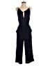 Ann Taylor LOFT 100% Polyester Solid Blue Jumpsuit Size XXS - photo 1