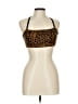 TAN + LINES Brown Tank Top Size L - photo 1