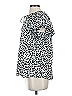 Jade 100% Polyester Animal Print Silver Short Sleeve Blouse Size S - photo 5