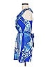 Ali Ro Graphic Blue Cocktail Dress Size 0 - photo 5