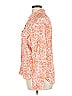 Zara Paisley Orange Long Sleeve Blouse Size XL - photo 5