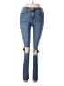 We the Free Hearts Blue Jeans Size 28 waist - photo 1