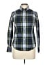 J.Crew 100% Cotton Plaid Green Long Sleeve Button-Down Shirt Size 6 - photo 1
