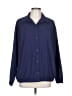 Nikki 100% Polyester Blue Long Sleeve Blouse Size L - photo 1