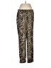 WAYF Animal Print Gold Casual Pants Size M - photo 1