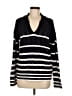Talbots Stripes Black Pullover Sweater Size M - photo 1