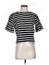 J.Crew 100% Cotton Stripes Black Short Sleeve Top Size XS - photo 1