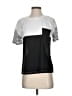 C+D+M Collection Color Block Silver Short Sleeve T-Shirt Size S - photo 1