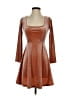 ASOS Metallic Brown Cocktail Dress Size 4 - photo 1