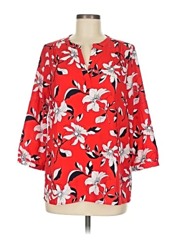 Jasmine & Juliana 3/4 Sleeve Blouse (view 1)