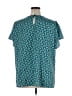Shein Curve 100% Polyester Teal Short Sleeve Blouse Size 18 Plus (3) - photo 2