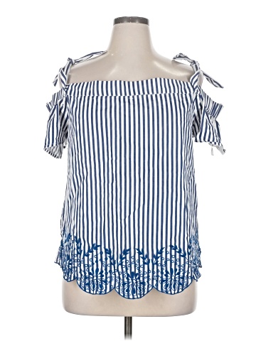 Dizzy Lizzy Short Sleeve Blouse (view 1)