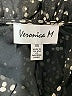 Veronica M. 100% Polyester Stars Black Cocktail Dress Size XS - photo 7