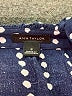 Ann Taylor Polka Dots Blue Long Sleeve Blouse Size S - photo 7