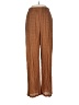 Shein Chevron-herringbone Brown Casual Pants Size 6 - photo 1