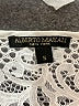 Alberto Makali 100% Polyester Silver 3/4 Sleeve Blouse Size S - photo 7