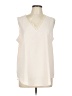 Unbranded Ivory Sleeveless Blouse Size L - photo 1
