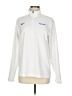 Nike 100% Polyester White Long Sleeve Polo Size M - photo 1
