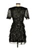 Aqua 100% Polyester Stars Black Cocktail Dress Size S - photo 2