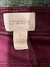 Chico's Burgundy Jeggings Size Med (1) - photo 4