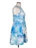 Dana Davis Tie-dye Blue Cocktail Dress Size XL (petite) - photo 4
