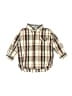 Kitestrings 100% Cotton Plaid Brown Long Sleeve Button-Down Shirt 12-18 MO / 18 MO - photo 1