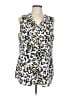 CAbi 100% Polyester White Sleeveless Blouse Size L - photo 1