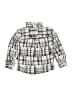Koala Kids Plaid Silver Long Sleeve Button-Down Shirt Size 2T - photo 2