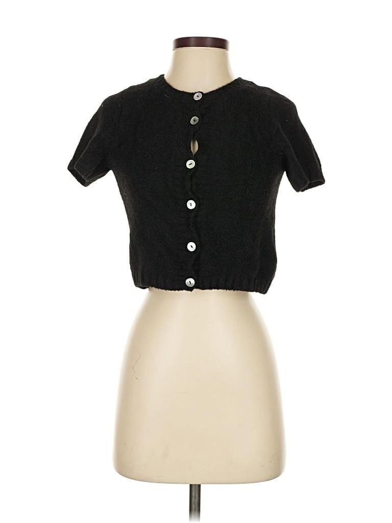 Pre-owned Cupcake Cardigan Sweater In Black